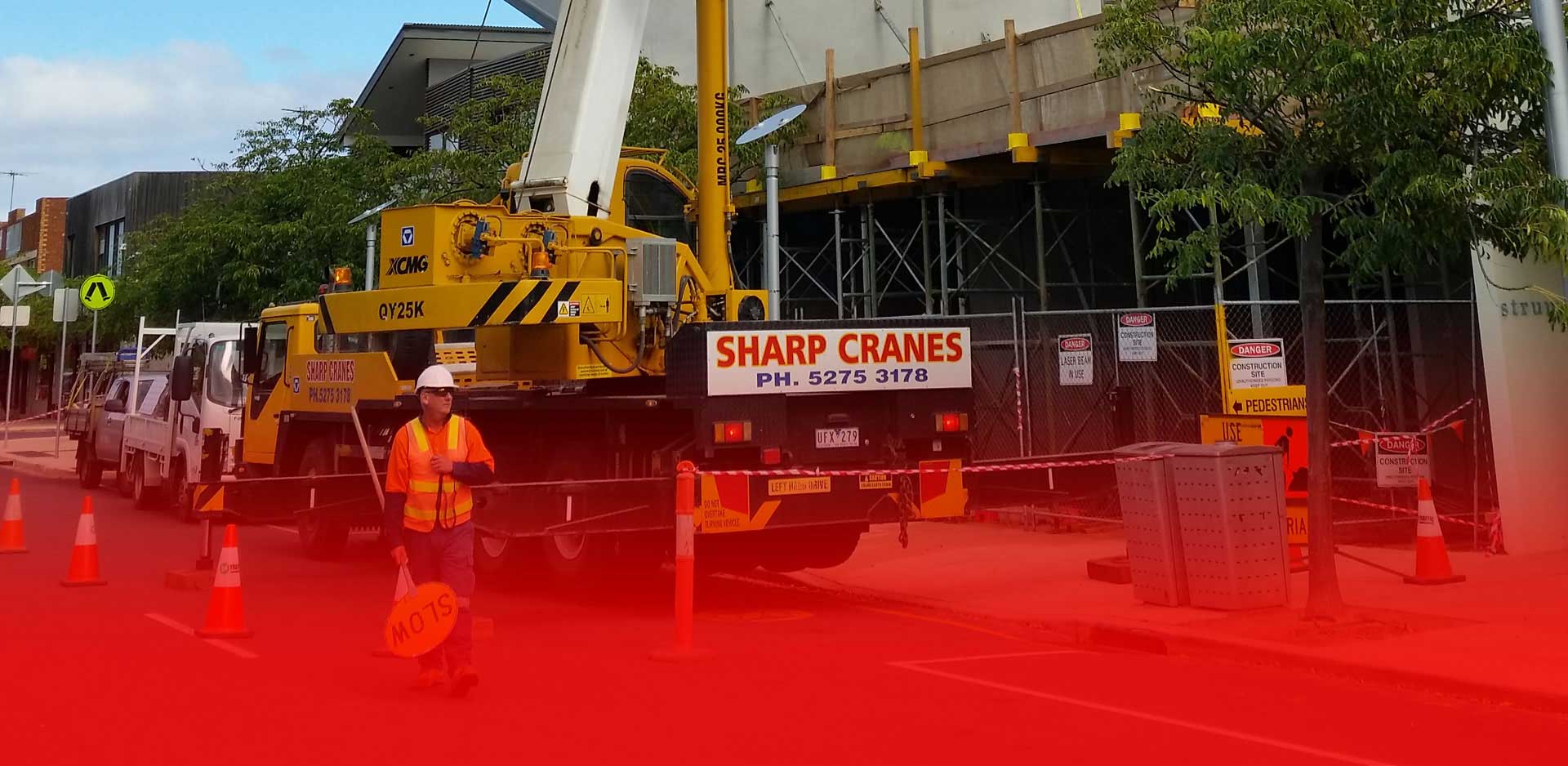sharp crane hire